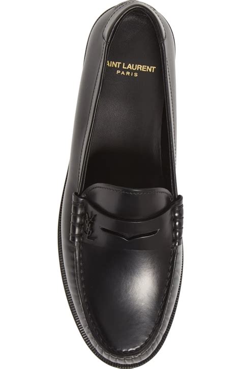 loafer ysl|saint laurent ladies loafers.